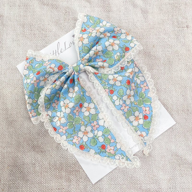 Prairie Bow Frill / Liberty Blossom Blue