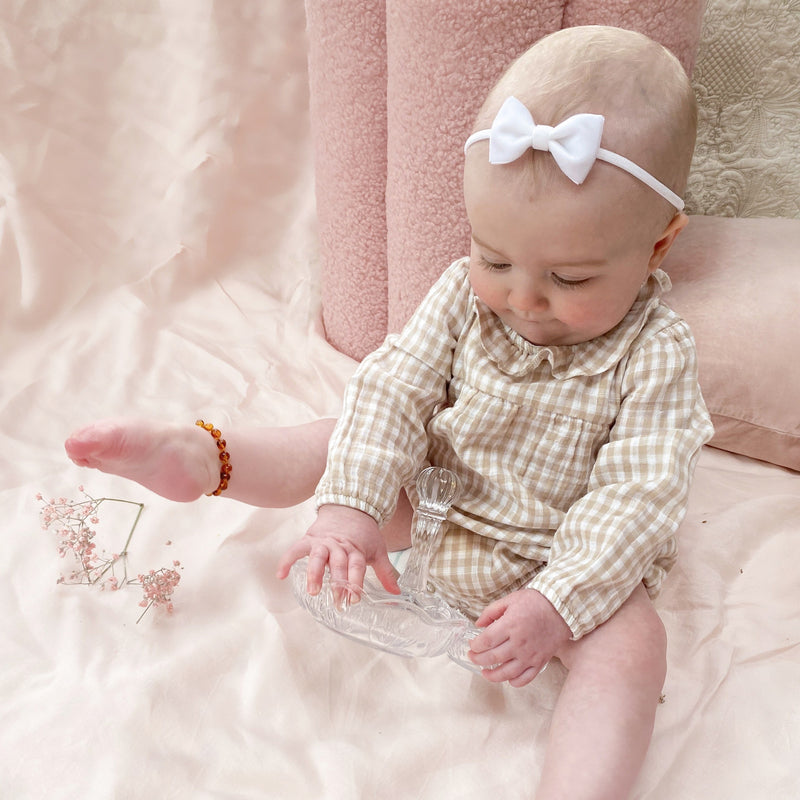 Velvet Bow Baby Headband/ Pastels