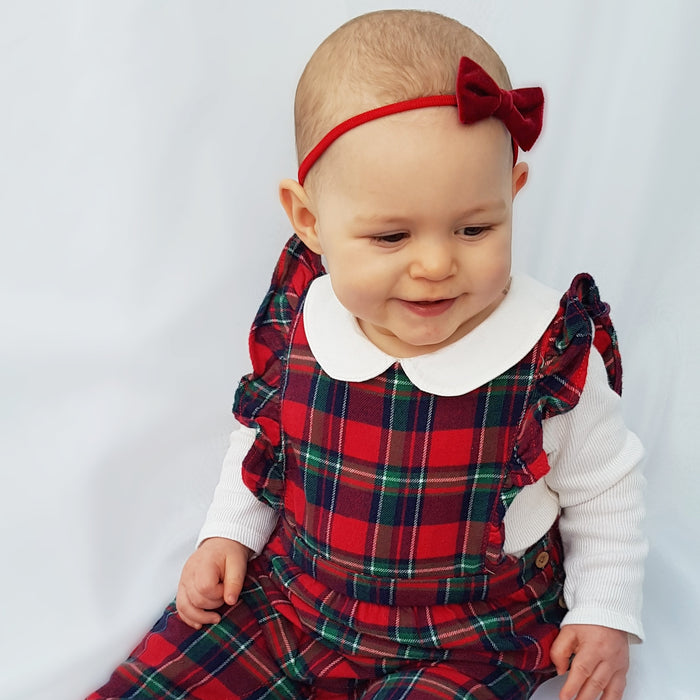 Little Love Velvet Bow Baby Headband Chrismas Set, Red and Green Velvet Bow headbands, christmas baby bow headbands, Red velvet bow headband for baby, Green velvet bay bow headband, Christmas baby headband set, Velvet Baby Bow headbands, Red baby headband with bow, Christmas baby hairbows 