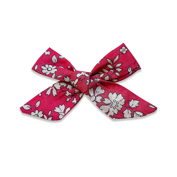 Josie Joans Petite Bow Clip/ Red Capel