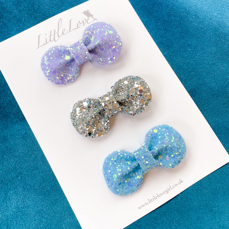 Mini Bow Hair Clip Set / NARNIA