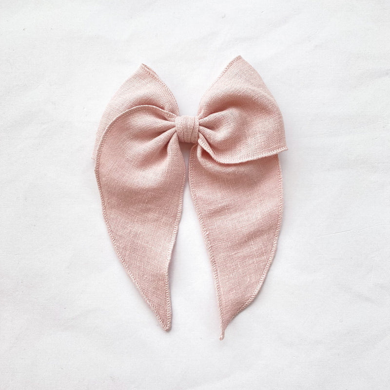 Prairie Bow Linen / POWDER