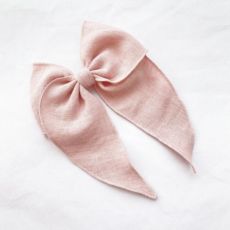 Prairie Bow Linen / POWDER