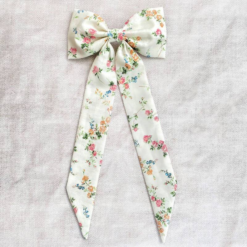 Liberty Longtail Bow Barrette / Elizabeth