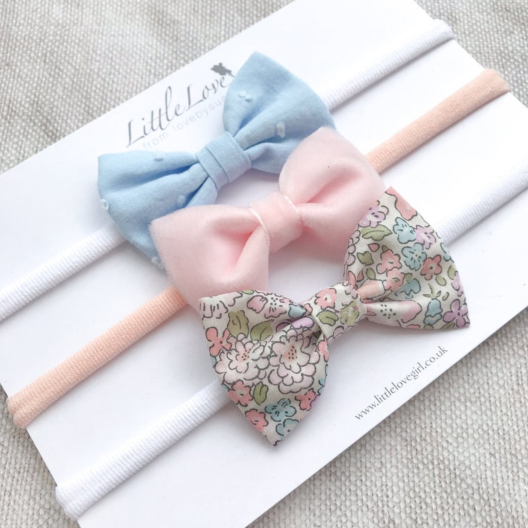 Baby Bow Headband Set / Michelle