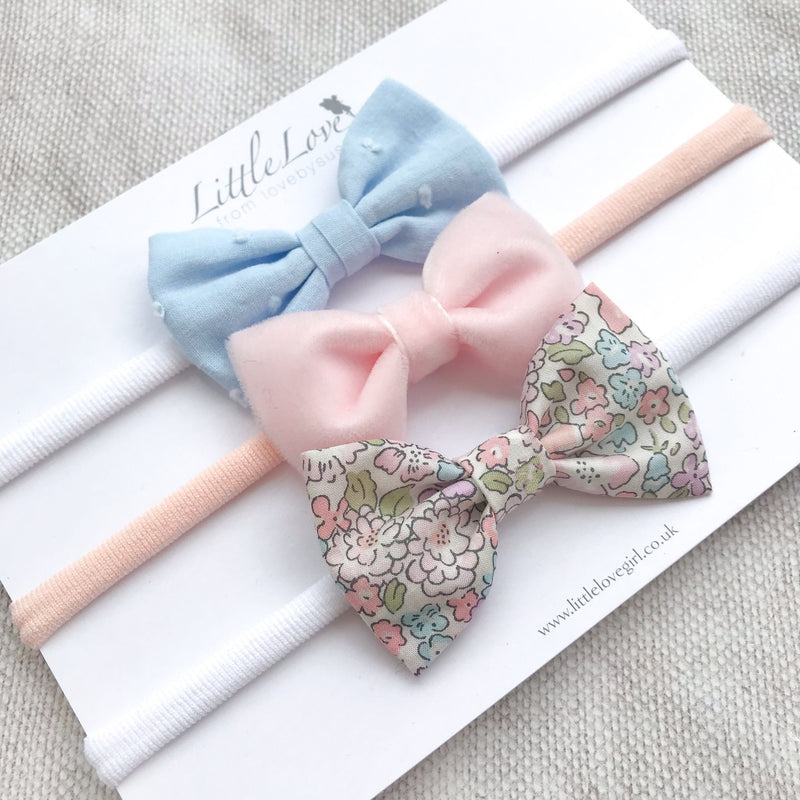 Baby Bow Headband Set / Michelle