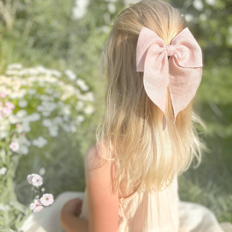 Prairie Bow Linen / POWDER