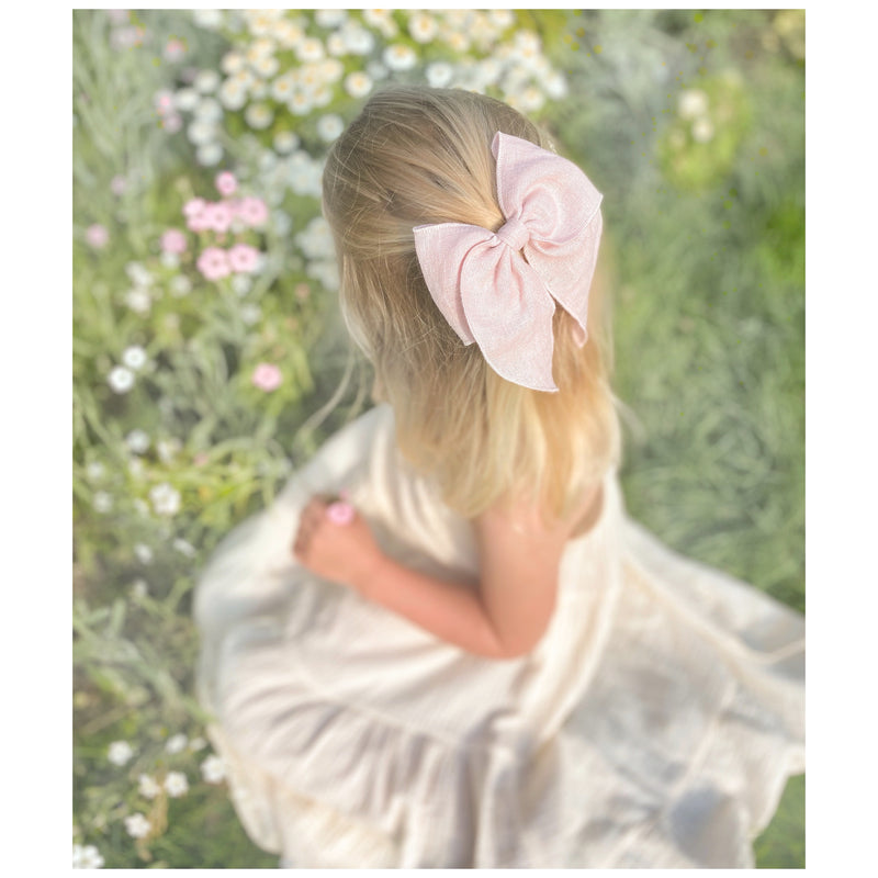 Prairie Bow Linen / POWDER