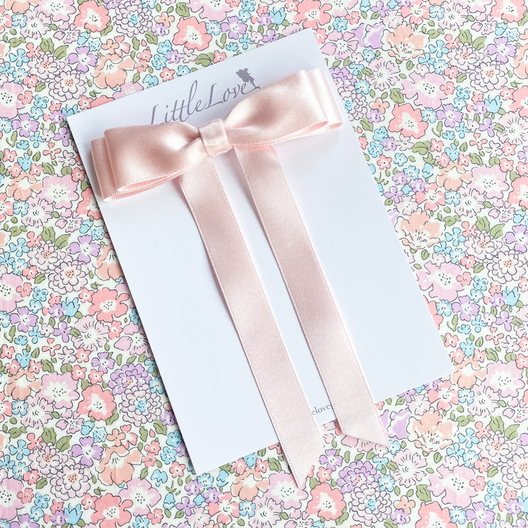 FLEUR Petite Satin Bow / BLOSSOM PINK
