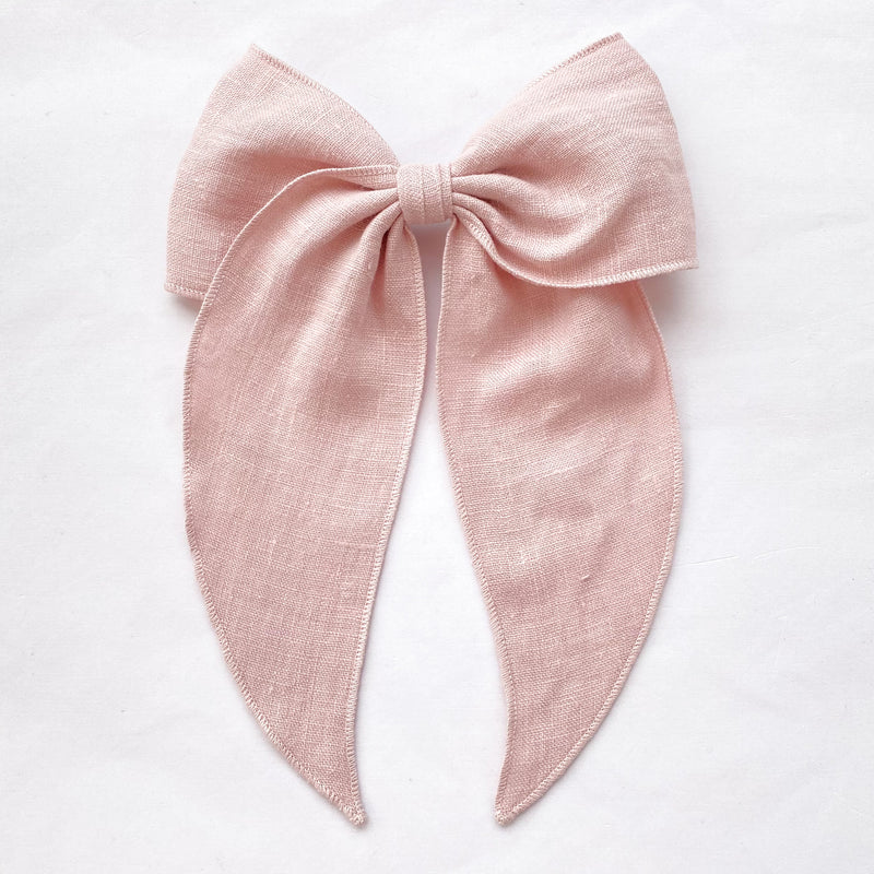 Prairie Bow Linen / POWDER