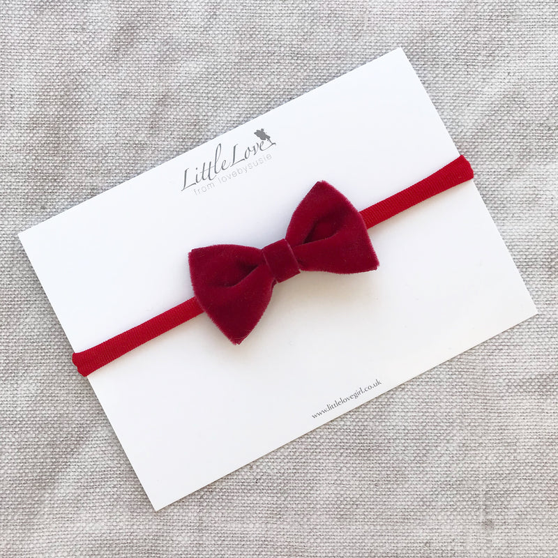 Little Love luxury velvet bow headband for newborn to baby to toddler, velvet bow headband, velvet baby bow, autumn winter baby bows, velvet baby bow, velvet bow headband for baby, velvet bow on baby headband, red velvet bow headband, grey velvet bow headband, mustard velvet bow baby headband, red velvet baby bow, 