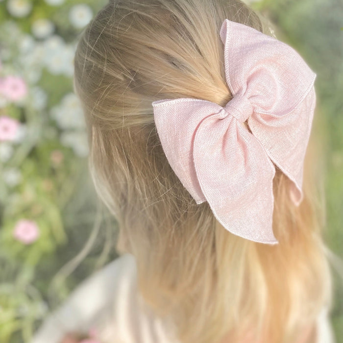Prairie Bow Linen / POWDER
