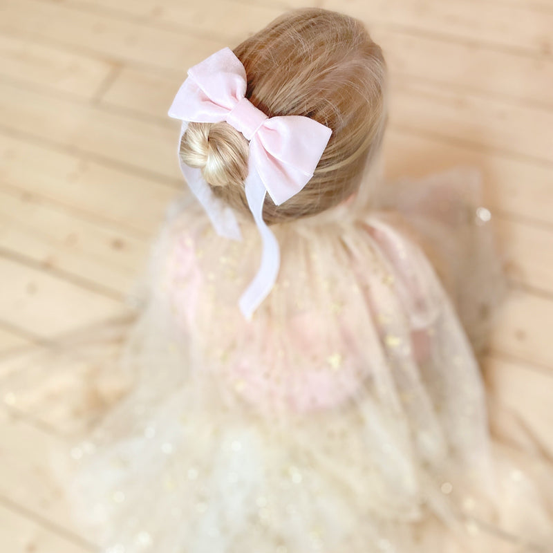 Oversized Bow | Peony (Light Pink) - All The Little Bows