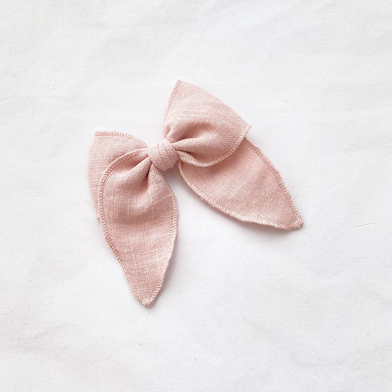 Prairie Bow Linen / POWDER